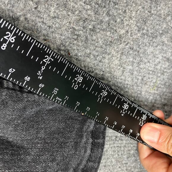 Levi’s 505 Jeans Mens Size 34x32 Black Straight Fit Washed Denim Casual Pants - Picture 3 of 10